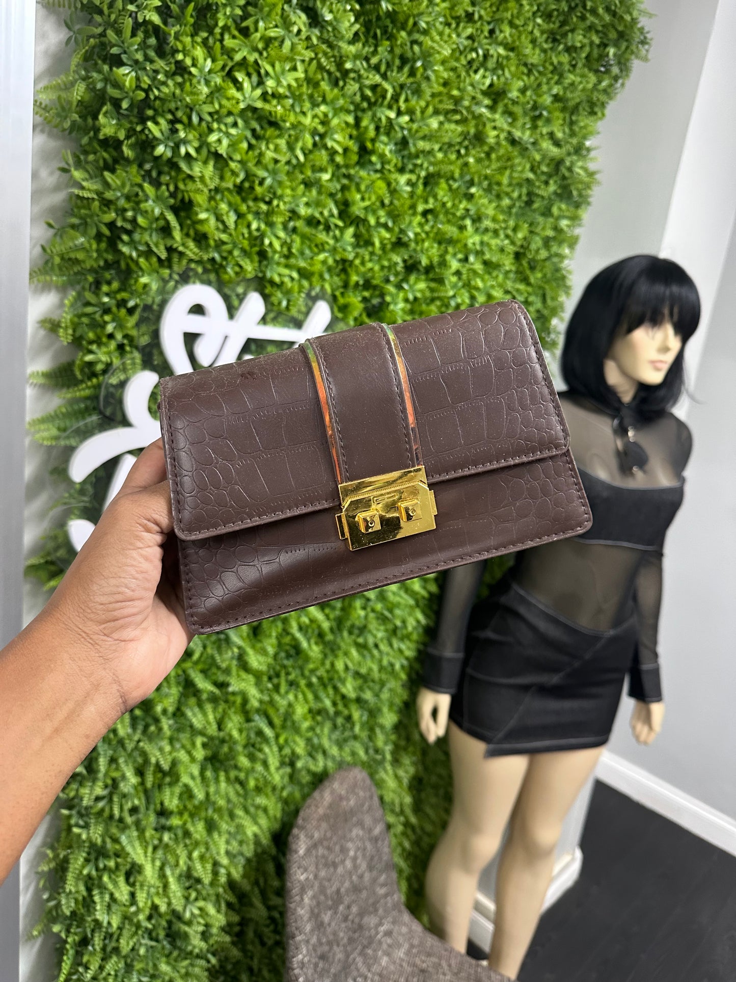 Brown handbag
