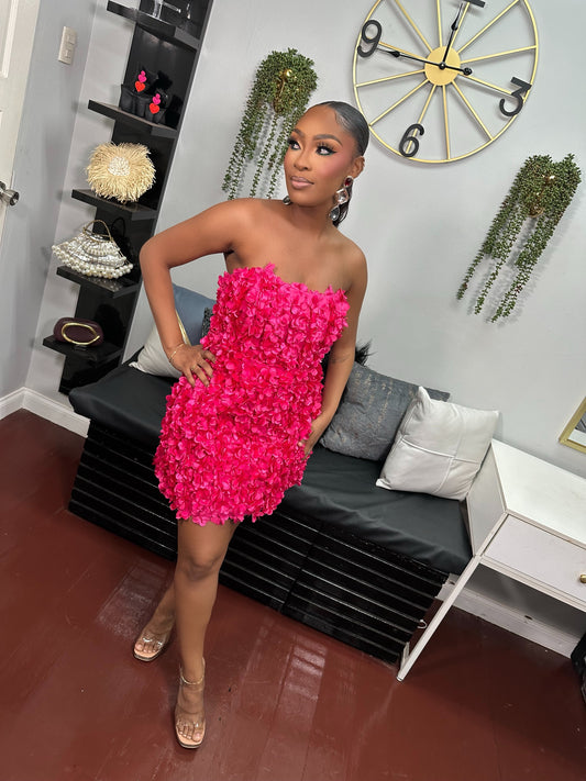 See Me Blossom Mini Dress