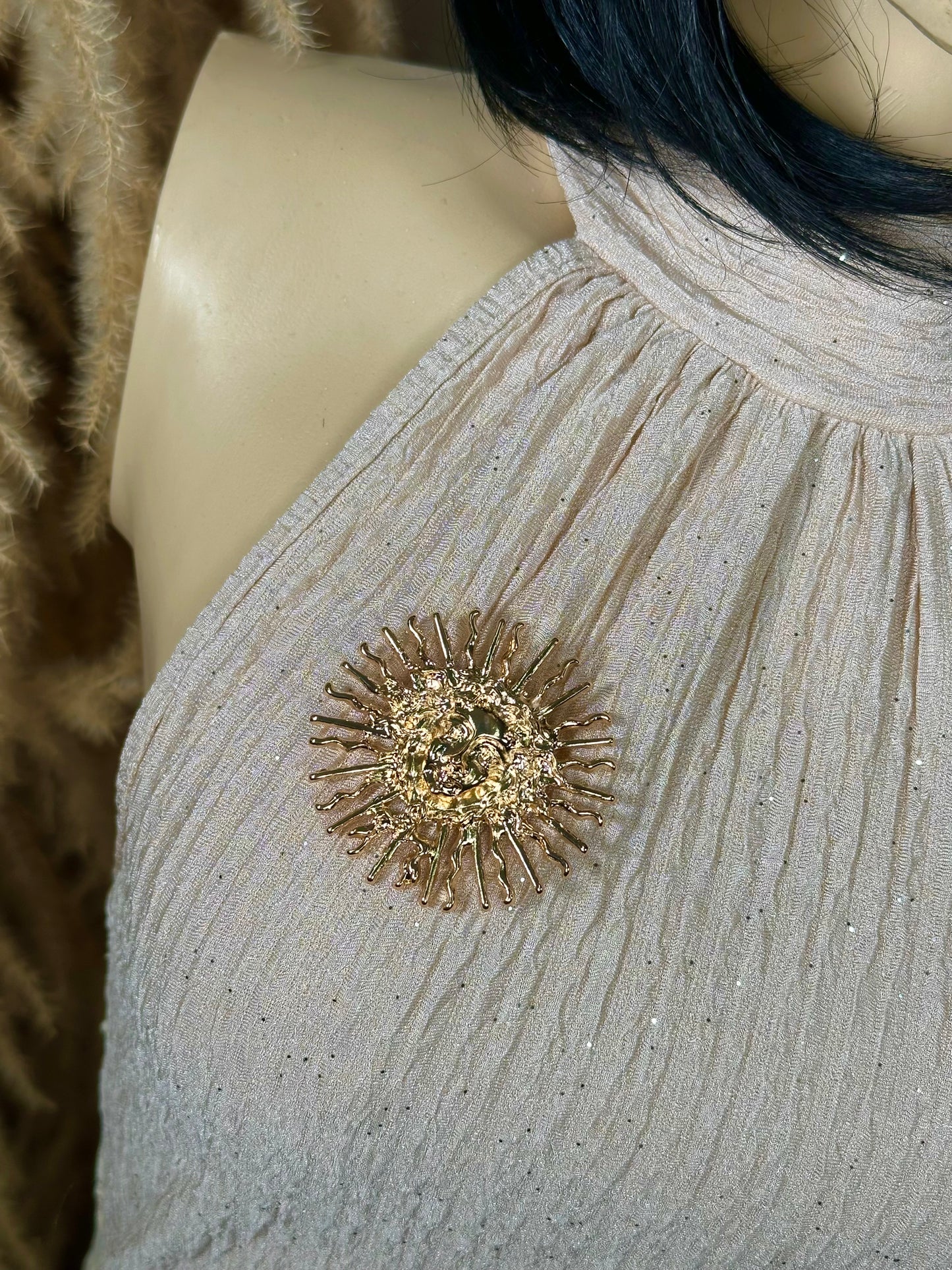 Sun Goddess Brooch