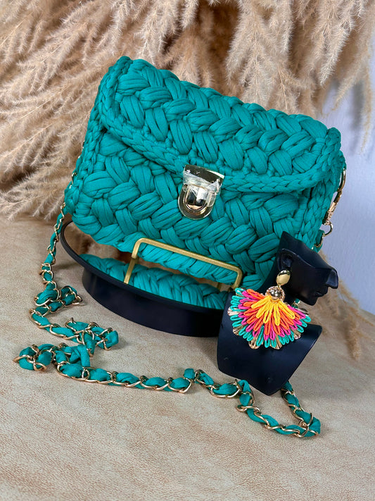 Botanical Gardens Crochet Handbag