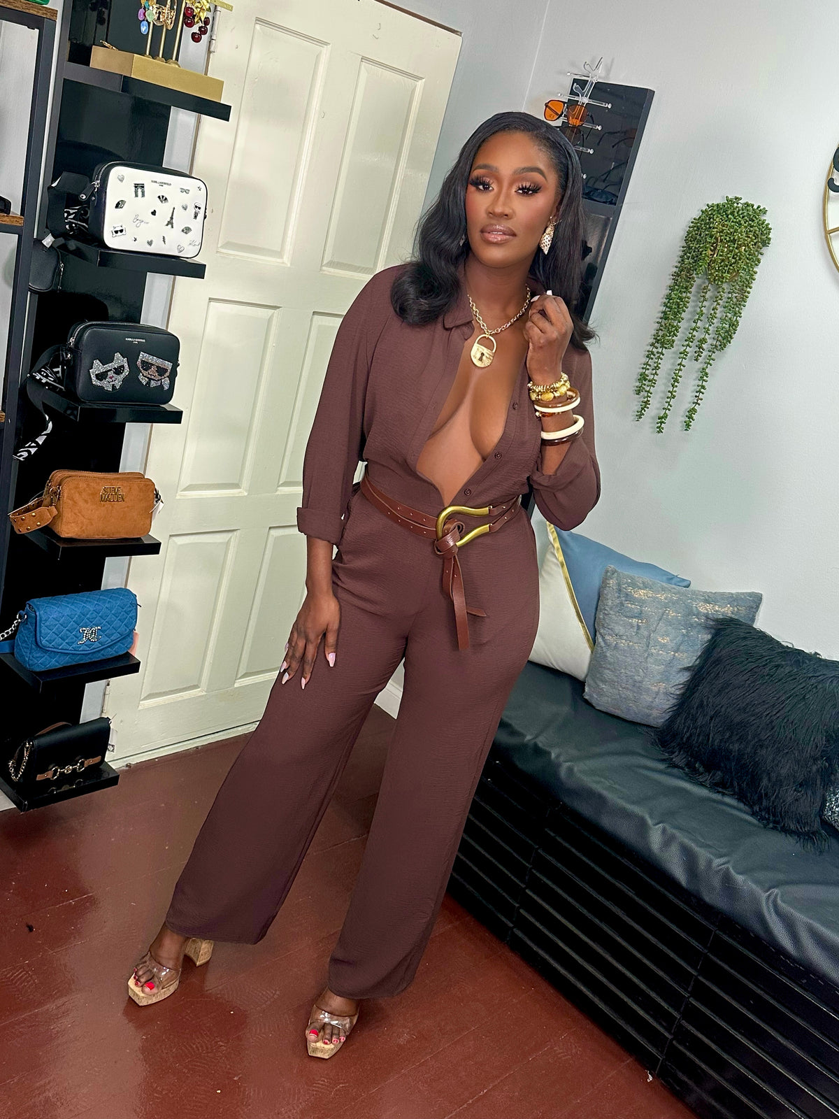 Miami Chic Pant Set- Long Sleeve