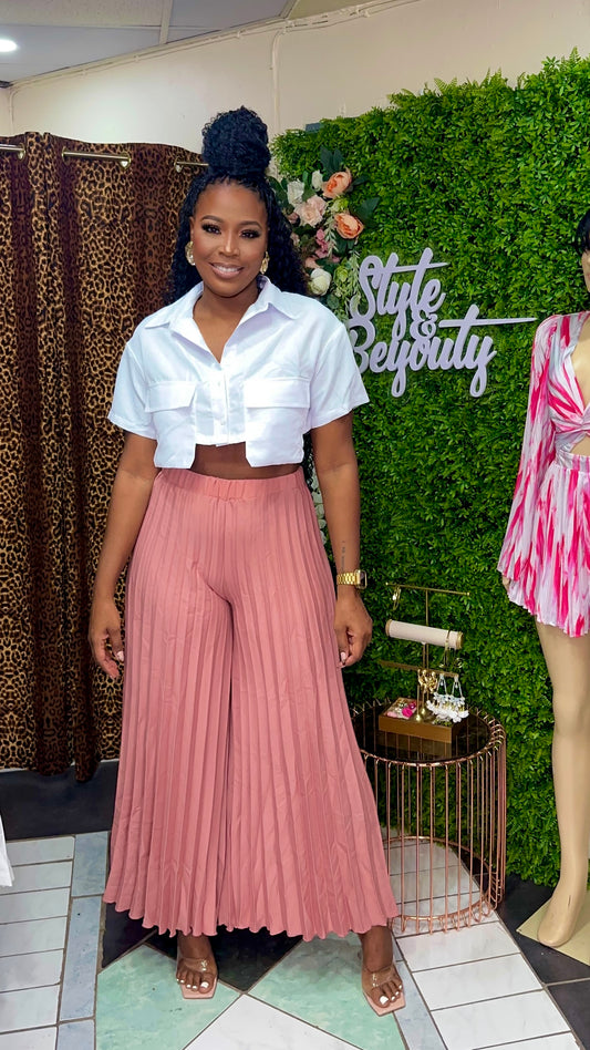 Clarissa Pleated Pants