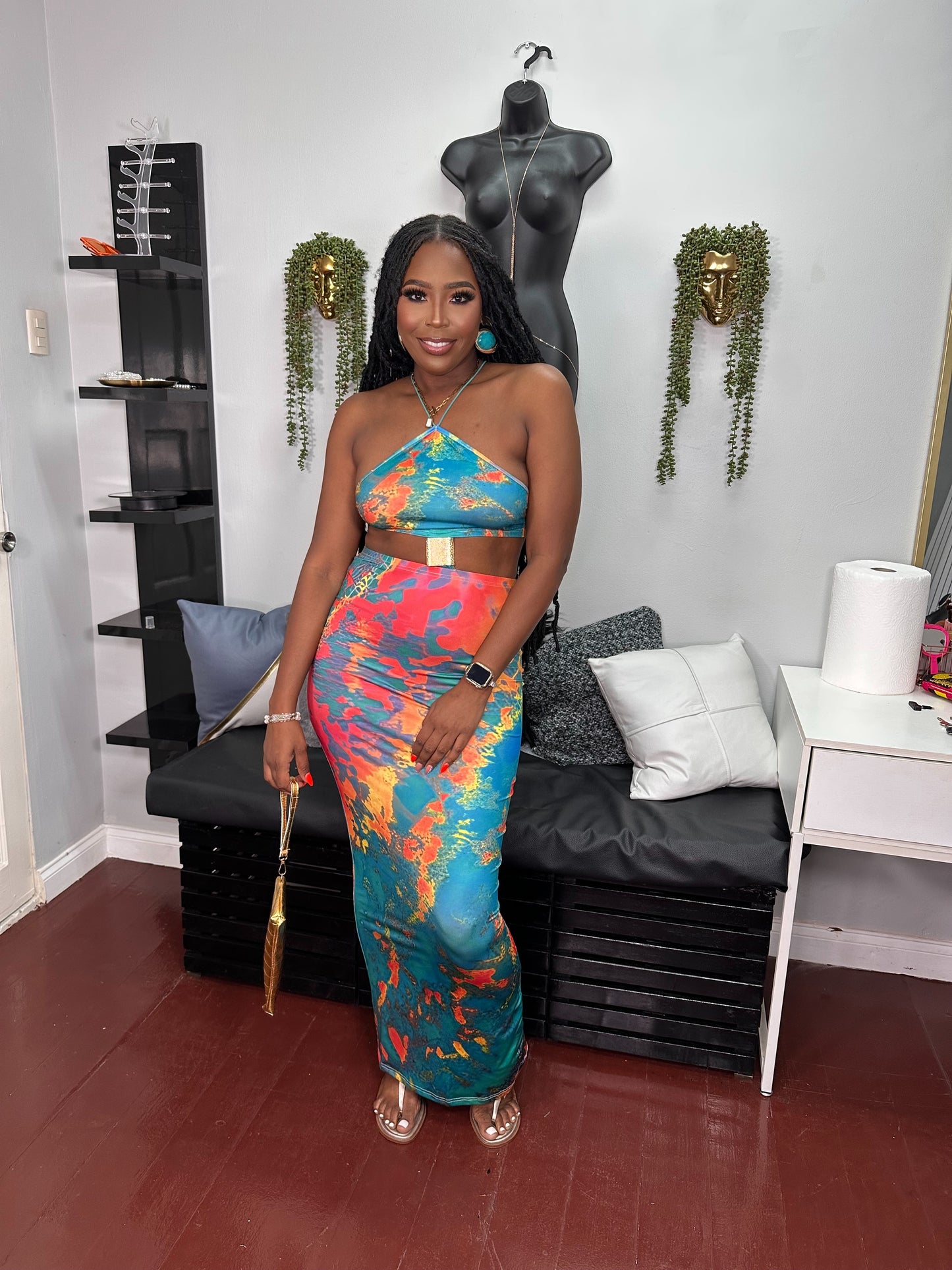 Tropical Heatwave Maxi Dress