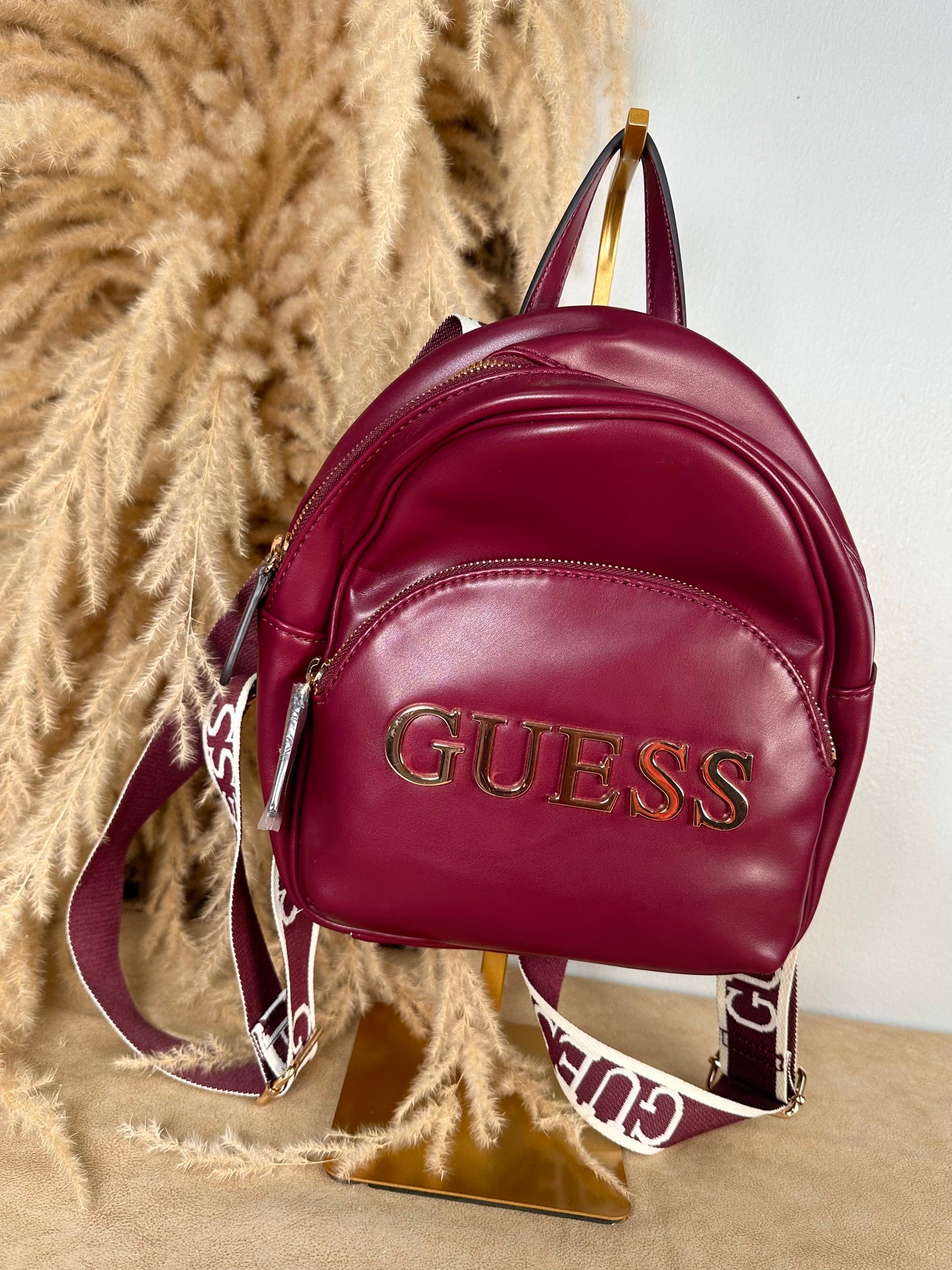 Guess Faux Leather Backpack