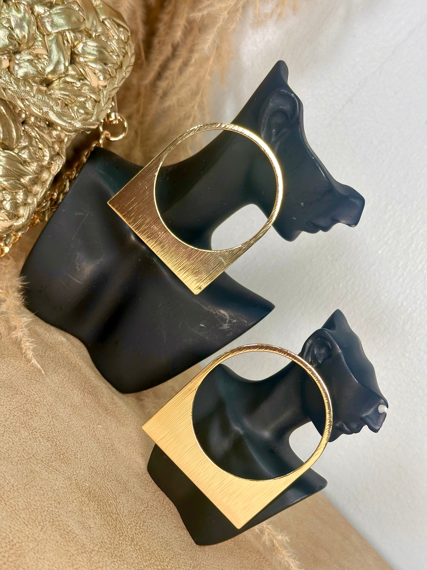 African Glow Statement Earring