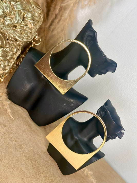 African Glow Statement Earring